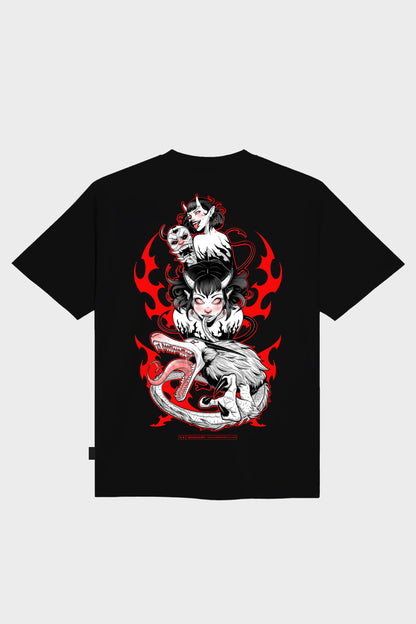 DEMON BLACK OVERSIZE T-SHIRT