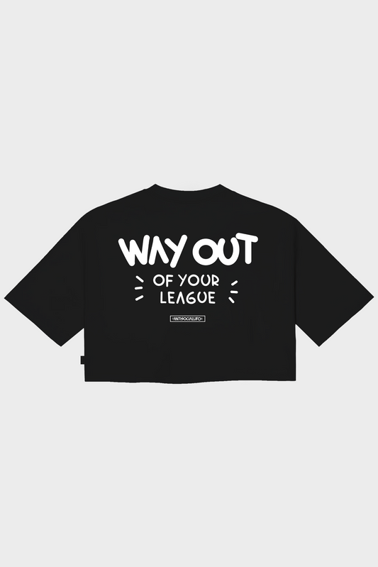 CROP TOP WAY OUT NERO