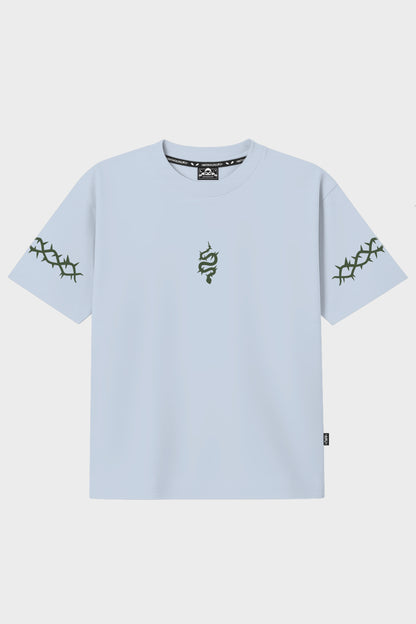 MEDUSA OVERSIZE CELESTE T-SHIRT