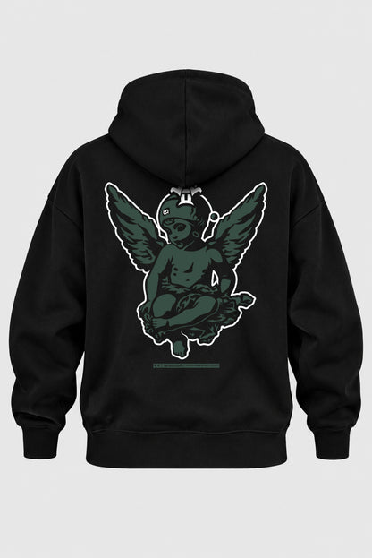 ANGEL STATUE GREEN NEW HOODIE