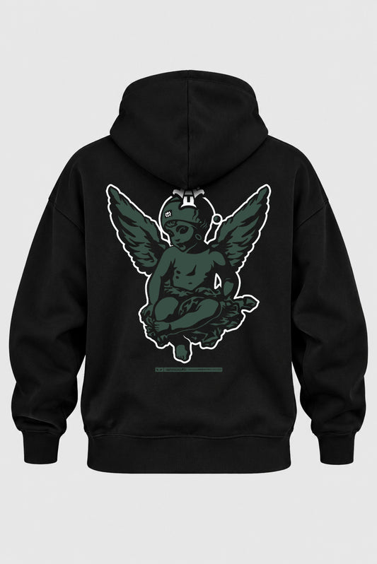ANGEL STATUE GREEN NEW HOODIE