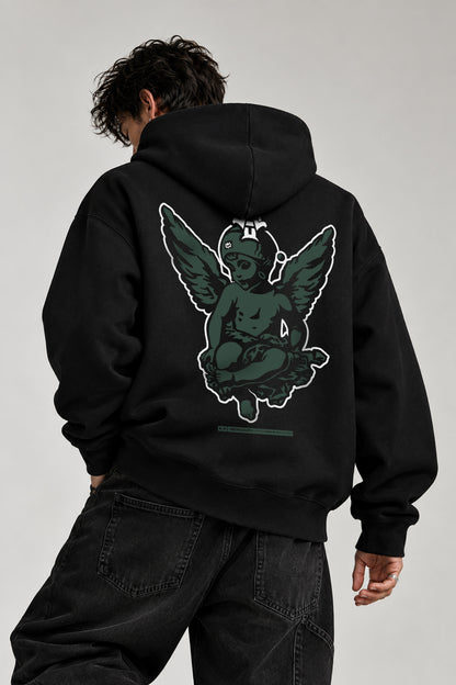 ANGEL STATUE GREEN NEW HOODIE