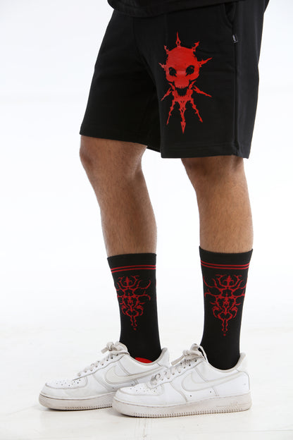 SPIDER BLACK SOCKS